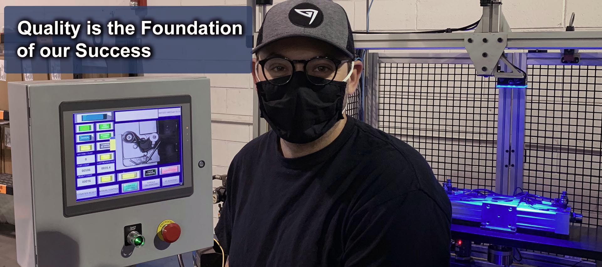 Worker at Machine Image